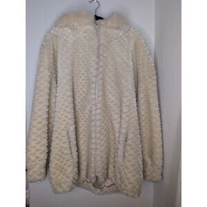 Gallery Teddy Quilted Faux Fur Bomber Real Fox Fur Hood L